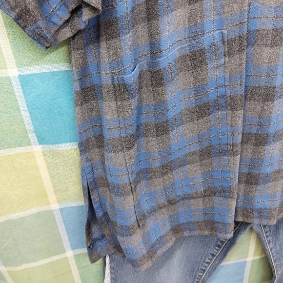 2495 Jeaniemade Size XL Poly-Cotton Bo-Ho Loose Fitting Tunic Top - Picture 2 of 5